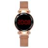 LED Elektronische Uhr Damen Uhr Damen Uhr Magnet Eisen Magnet Faul