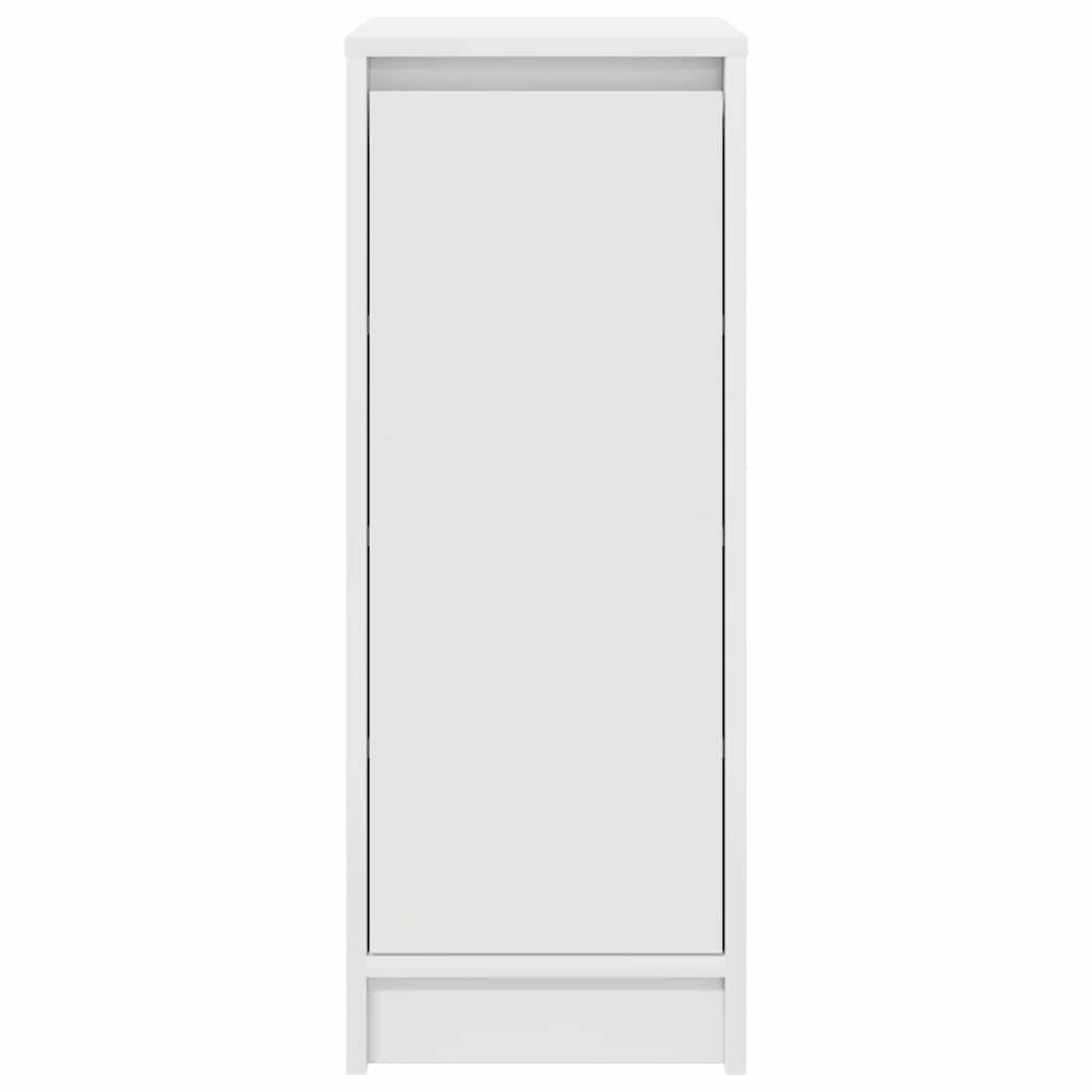 Shoe Cabinet White 29.5 x 34 x 76 cm Engineered Wood