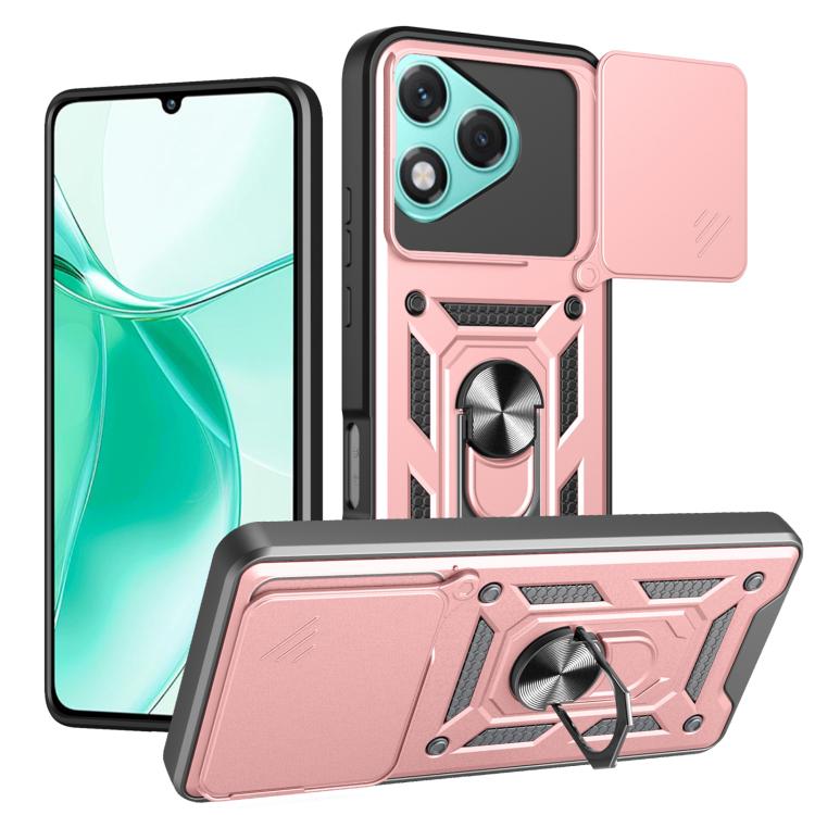 Phonecase for Honor 400 Lite Global Sliding Camera Cover Design TPU+PC Phone Case