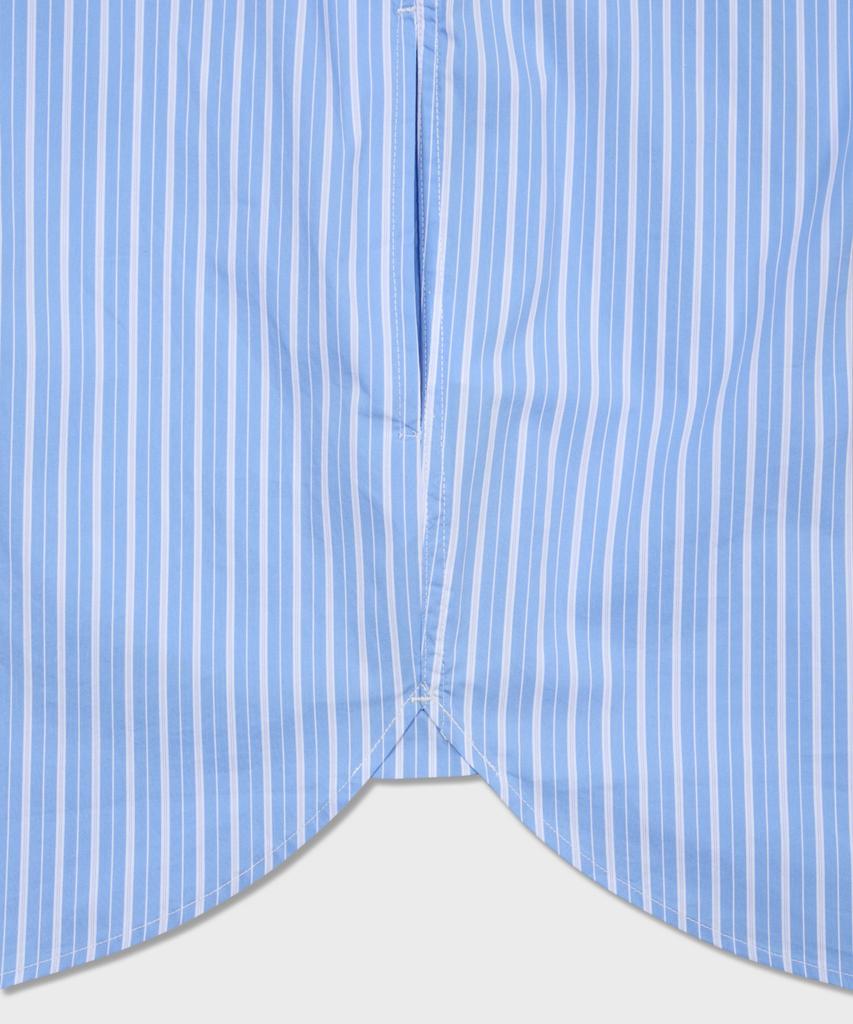 AMFEAST Oliver Striped Shirt Blue