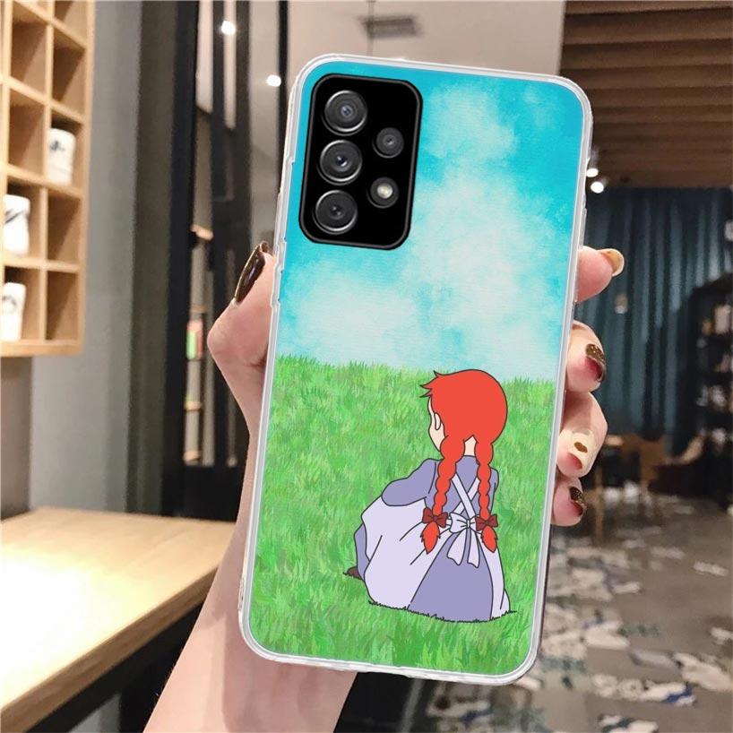A-Anne Of Green Gables Shirley Soft Phone Case For Samsung Galaxy A52 A42 A32 A22 A12 A02S A51 A50 A41 A31 A21S A71 A40 A30S A20