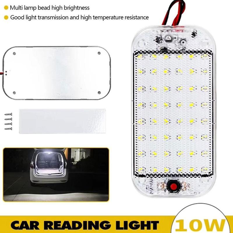 For 12v to 85v Cars/RVs/trailers/camper/boat High Brightness LED Lamp Bead Universal Roof Bars Car Reading Light Trunk Light