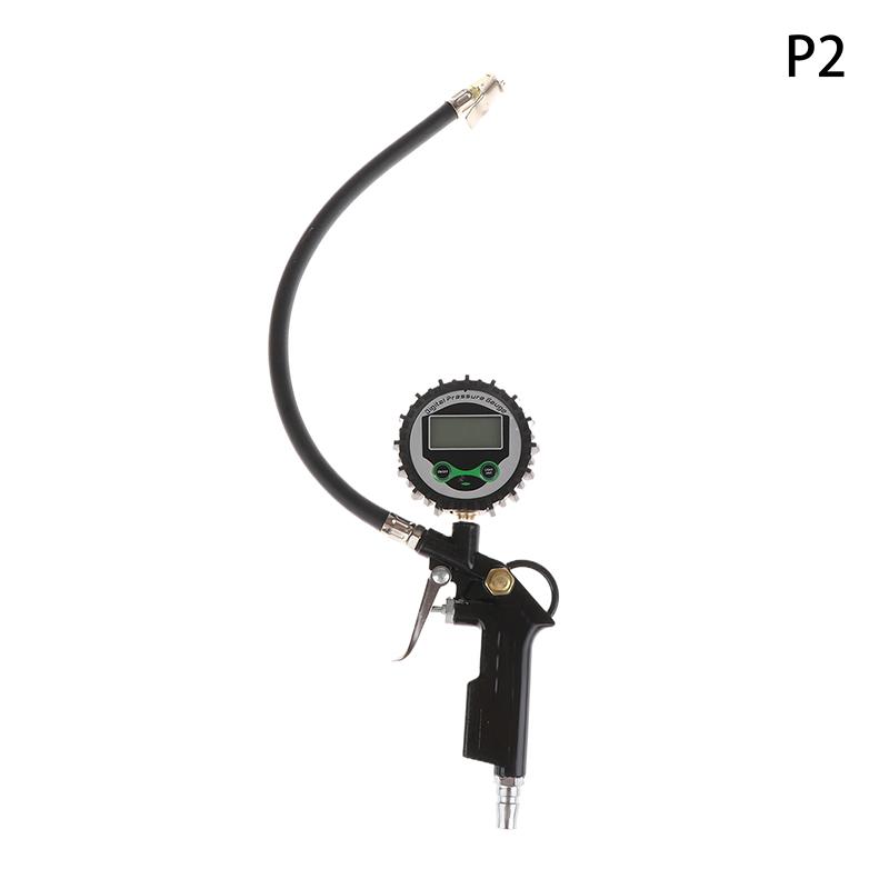 220Psi Car Motorcycle Multifunctional Tire Air Pressure Monitoring Gauge Tester Air Compressor Dial Meter Inflator Pump Tools
