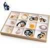 Jewelry Organizer: Small 12-Grid Tray for Earrings, Rings, Studs, Necklaces