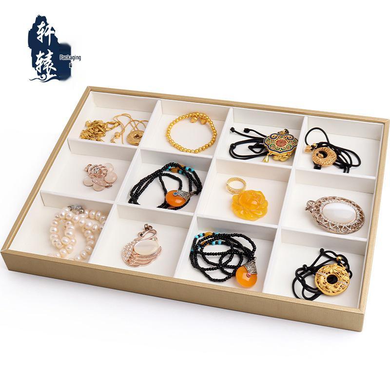 Jewelry Organizer: Small 12-Grid Tray for Earrings, Rings, Studs, Necklaces