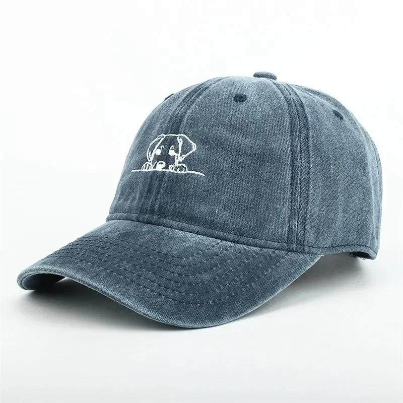 Spring Cotton Cartoon Embroidery Casquette Baseball Cap Adjustable Outdoor Snapback Hats for Men and Women 82
