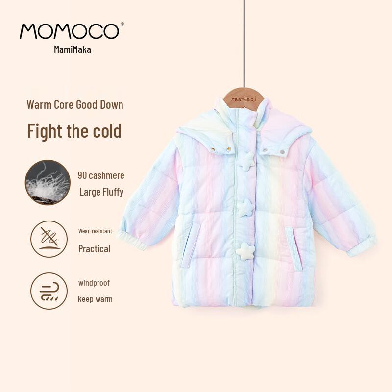 

MOMOCO Kids Rainbow Winter Down Jacket 90