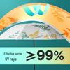 Tiangtang Portable 3-Fold UV Sun & Rain Umbrella