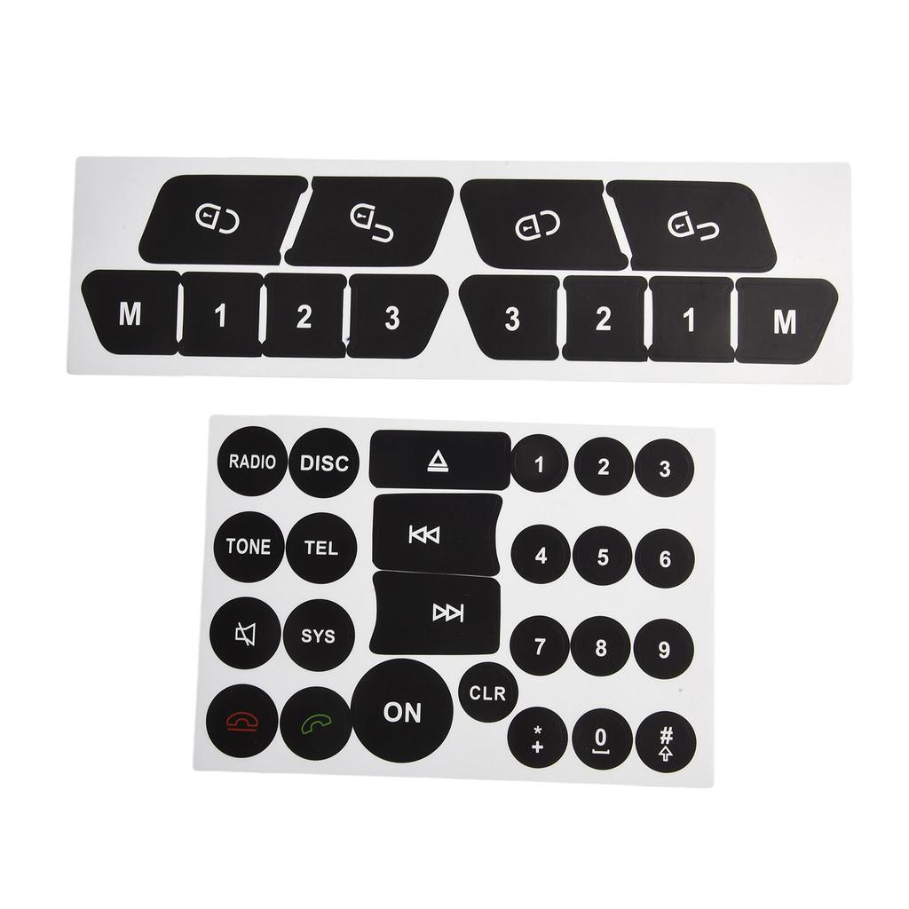 Vinyl Button Repair Stickers for Mercedes For Benz C E SLK Class Vehicles