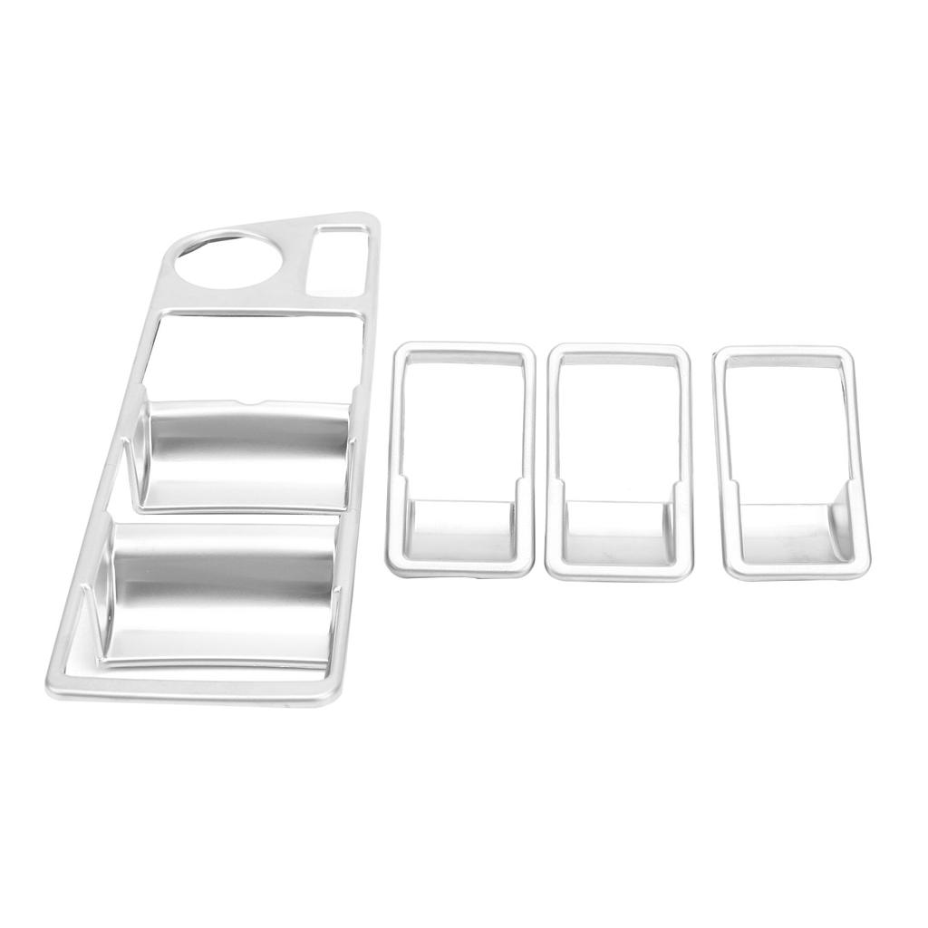 4Pcs Right Hand Drive Window Lift   Panel Decoration Cover Replacement Fit for Harrier Venza XU80 2020 2021
