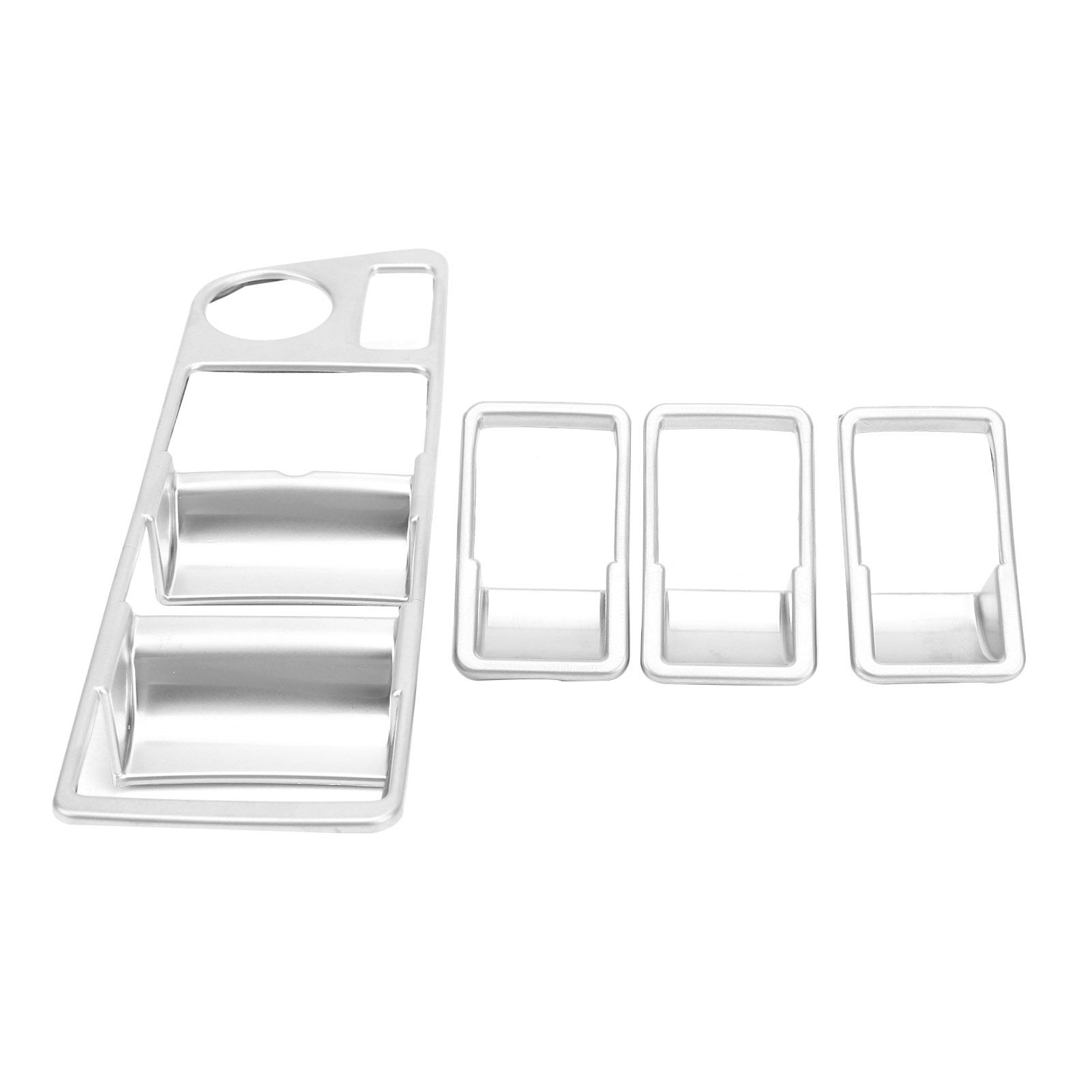 

4Pcs Right Hand Drive Window Lift Panel Decoration Cover Replacement Fit for Harrier Venza XU80 2020 2021