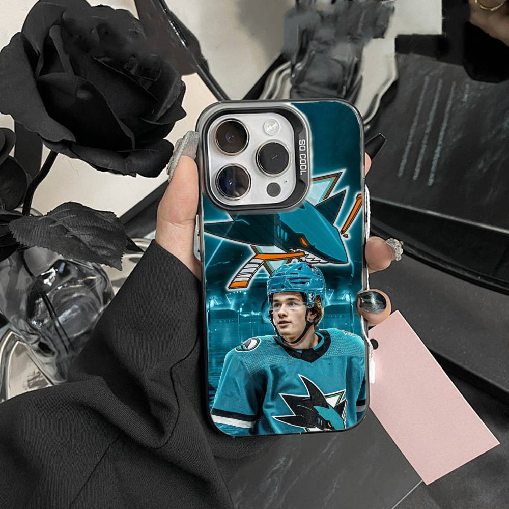 

Чехол для телефона O-San Jose Sharks для iPhone 17,16,15,14,13,12,Pro MAX Белый Матовый Ударопрочный Чехол iPhone16pro