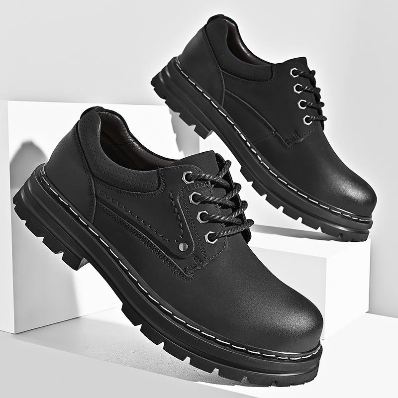 Мода Горячая Распродажа Мужские Оксфорды Натуральная Кожа Мужская Повседневная Обувь — фото 7