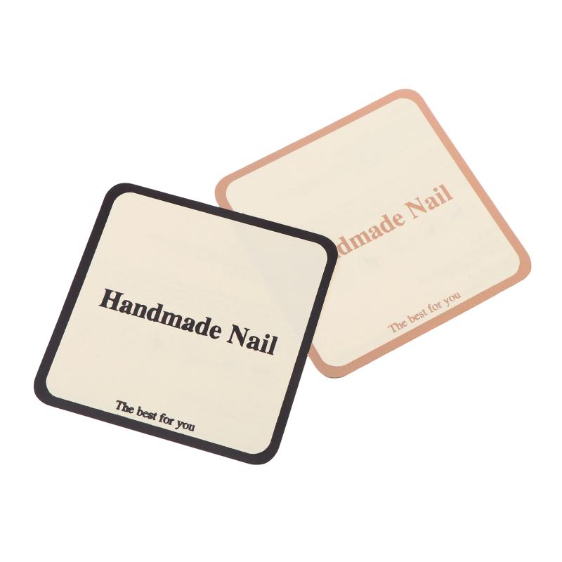 10 Sheets Press-On Nail Packaging Cards False Nail Design Swatch Display Handmade Manicure Sample Show Card For Salon