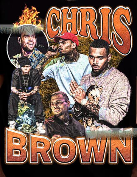 

Vintage Chris Brown T-Shirt Bootleg Hip Hop Shirt 90S Graphic Tee S-5Xl Unisex T-Shirt XXL