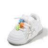Children's sports shoes 2025 spring and autumn new boys' little white shoes cartoon girls' casual board shoes soft-soled baby shoes