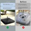 Outdoor Umbrella Base Cover Heavy Duty 600D Oxford Cloth Waterproof Anti-UV Outside Garden Patio Umbrella Stand Square Protector Cover Umbrella