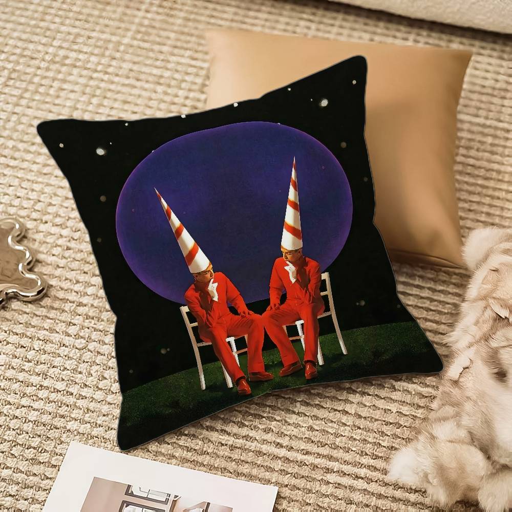Music P-Pet Shop Boys Band Pillow Case Anti-dustmite Invisible Zipper Sofa Bed