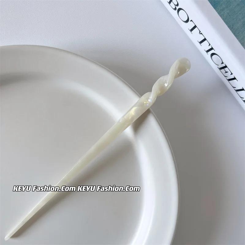 Mode Chinesischer Stil Haarstäbe Vintage Acetat Essstäbchen Damen Haarnadeln Clips Hochzeitsschmuck Mädchen Schönheit Styling Accessoires