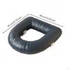 Waterproof Toilet Seat Cushion Thickened Padded Cover Soft Washroom Accessory Khaki