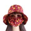 Cover Face Cap Women Sun Hat Face Mask Bucket Hat Casual Sunscreen Mask  Outdoor