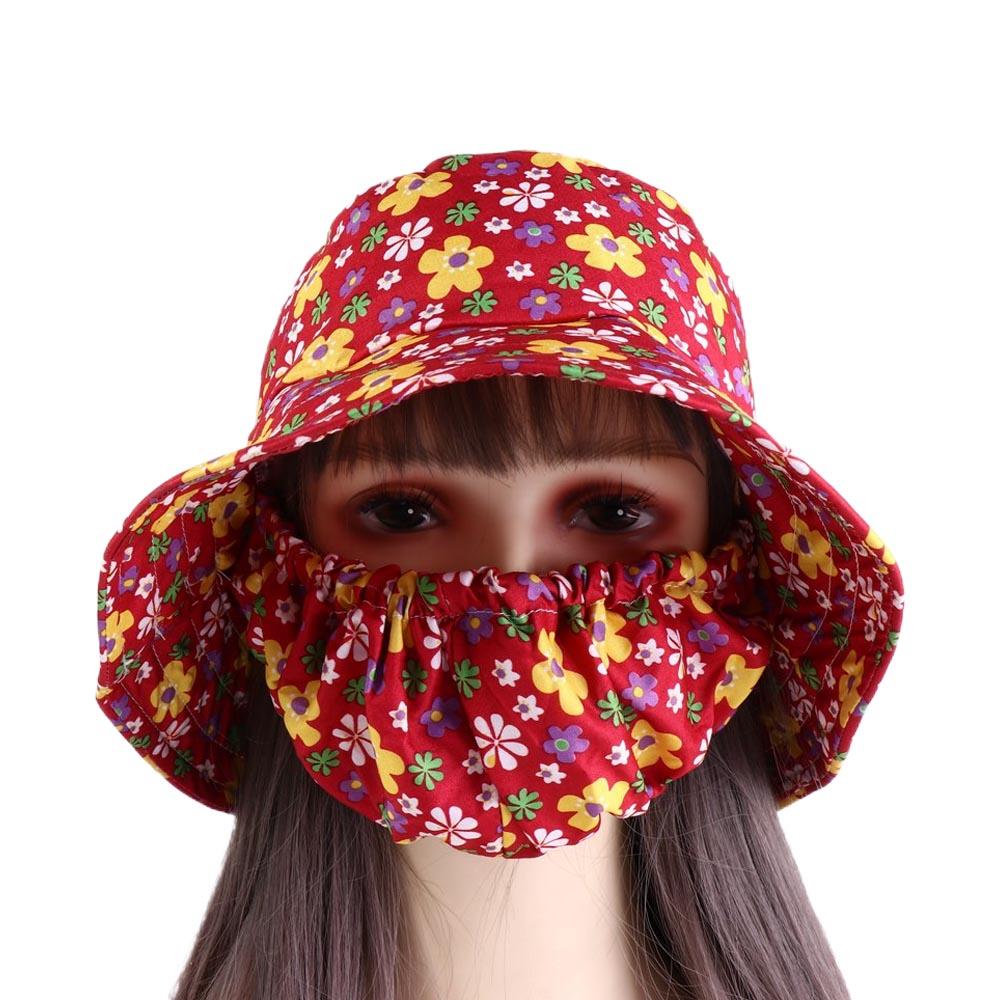 Cover Face Cap Women Sun Hat Face Mask Bucket Hat Casual Sunscreen Mask  Outdoor