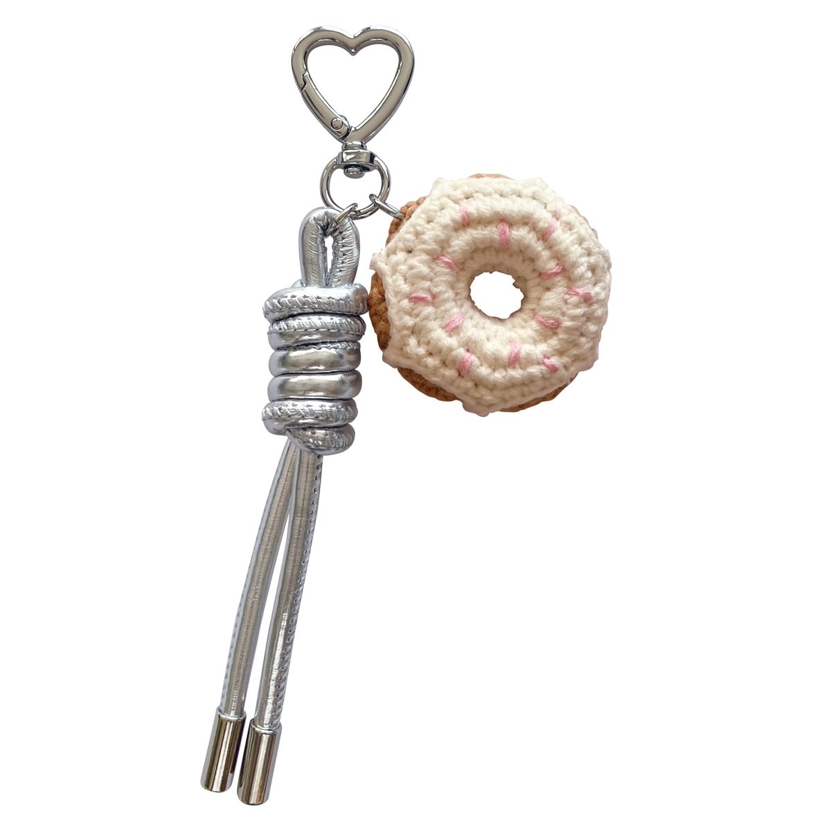 

Suncrest Пряжевый брелок-пончик на ремешке Белый iSB-AM05 белый