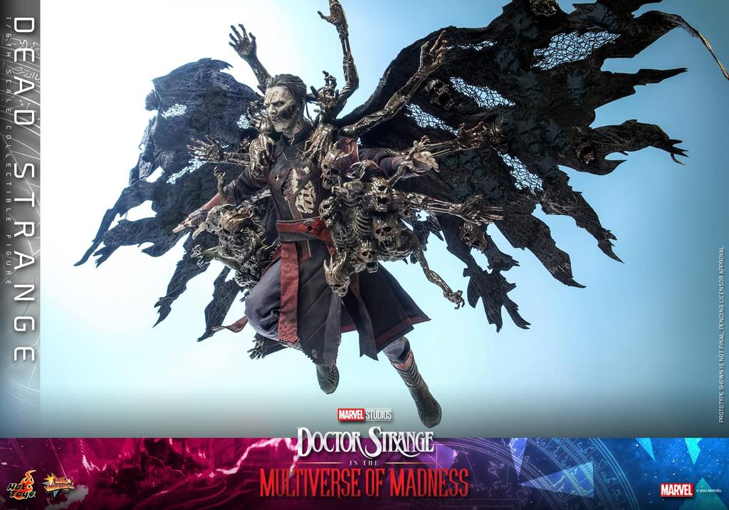Movie Masterpiece Doctor Strange: The Multiverse of Madness Dead Strange 1/6 Scale Figure, Black, Approximately 31cm Tall, MMS654