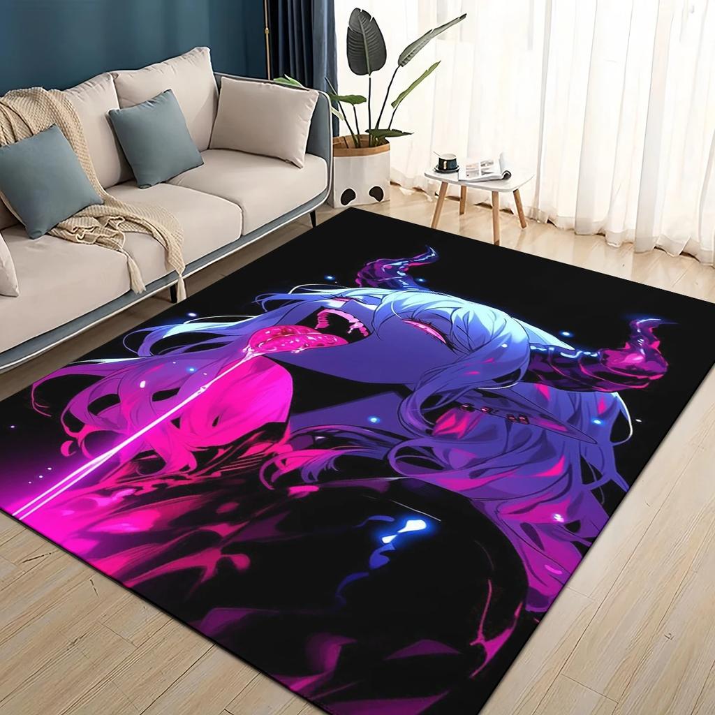 27 Style Cartoon Zero Two DARLING in The FRANXX Carpet Rug for Living Room Bedroom Home Sofa Decoration,Kids Non-slip Floor Mat