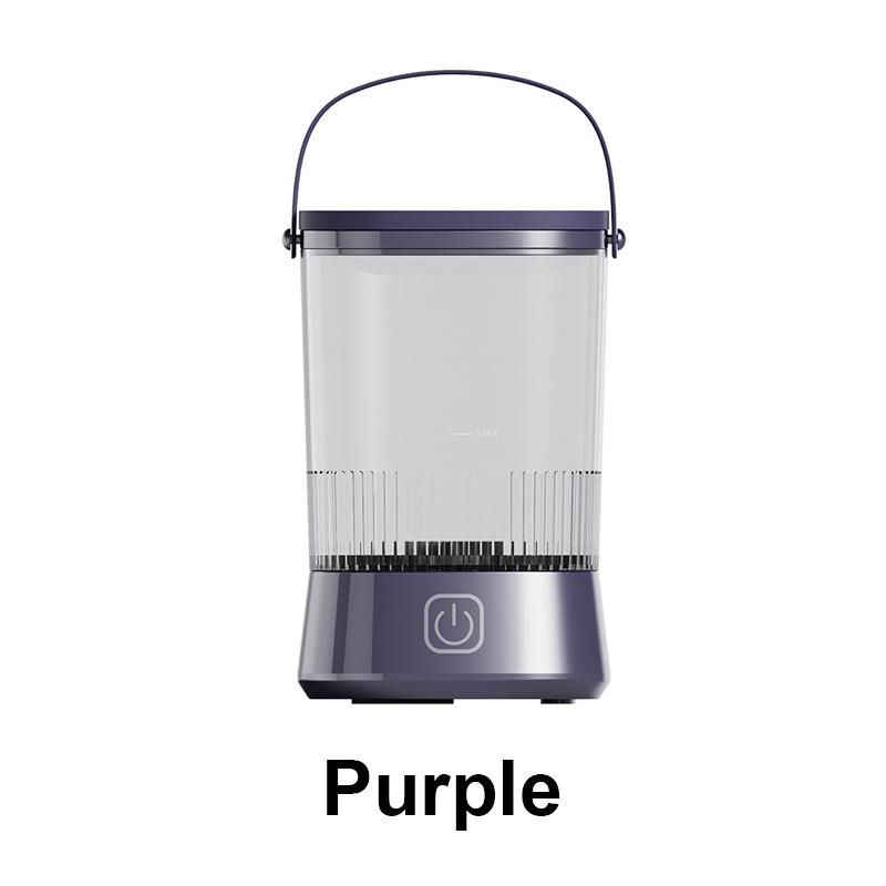 

Automatic Electric Makeup Brush Cleaner Update 3 In 1 Spinner Makeup Brush Holder Women Cleaning Brush Washer Quick Dry Machine фиолетовый