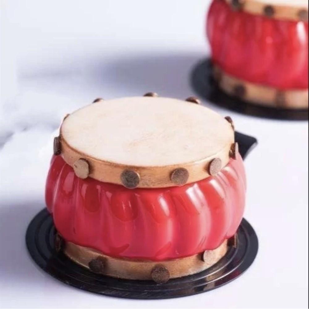 6-Cavity Baking Pastry Mold Fruit Flower Shape Mousse Cake Mold New Chocolate Mold Home Use