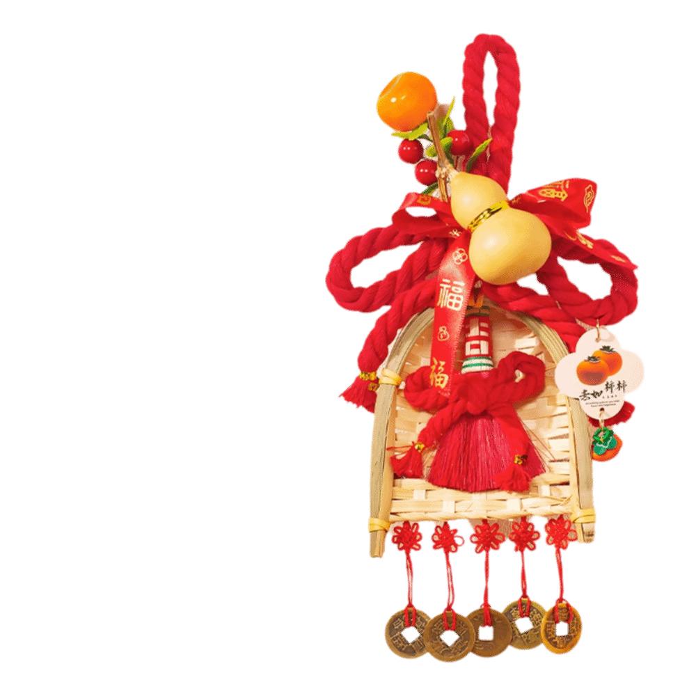 Decorative Gourd New Year Decorations Broom Decorations Door Decorative Festive Arrangements Dustpan Door Hanging