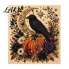 Cozy Autumn Home Decoration Halloween Faux Pearl Painting Kit Cute Ghost 3D Art DIY Reusable Decorative Wall Kit for Adults Christmas Craft Festive