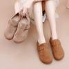 Women's Shoes Retro One Foot Stirrup Full Package Comfortable Lightweight Not Tired Feet Soft Bottom Hundred Thick Bottom Casual Shoes