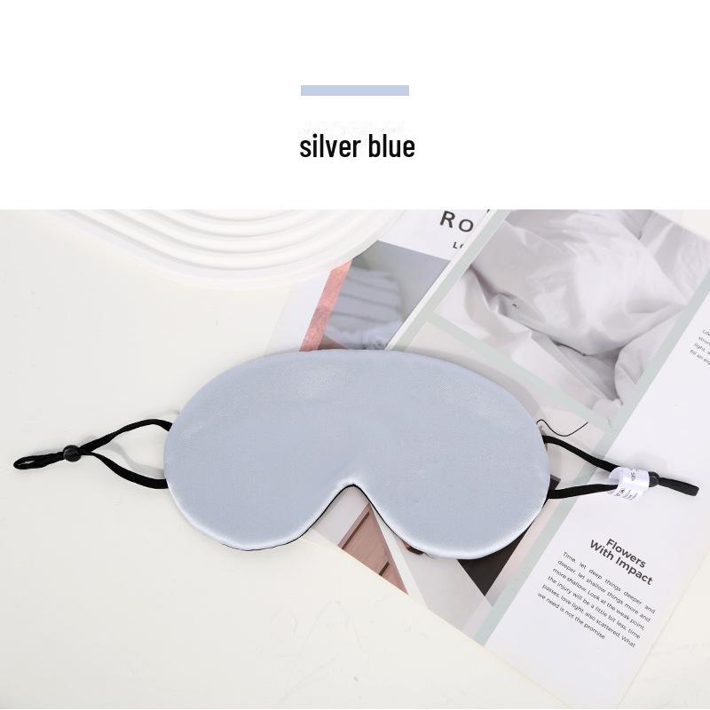 Butterfly Embroidered Silk Eye Mask - Lightweight, Ear-Hanging, Pressure-Free, Double-Sided Mulberry Silk Sleep Mask