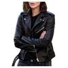 Spring and Autumn Plus Size Women's Short Leather Jacket Motorcycle Clothing Slim Winter Jacket Pu Leather Jacket Women