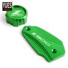 Motorcycle Accessories Front & Rear Fluid Reservoir Cover Cylinder Reservoir Brake Cap For Kawasaki Z900 2018