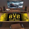 Bsc Young Custom Name Large Size Mouse Pad Large Gaming Table Cushion Non-slip Laptop Tablet Big Mousepad XXL Mat Mini PC Playmat With Lock Edge