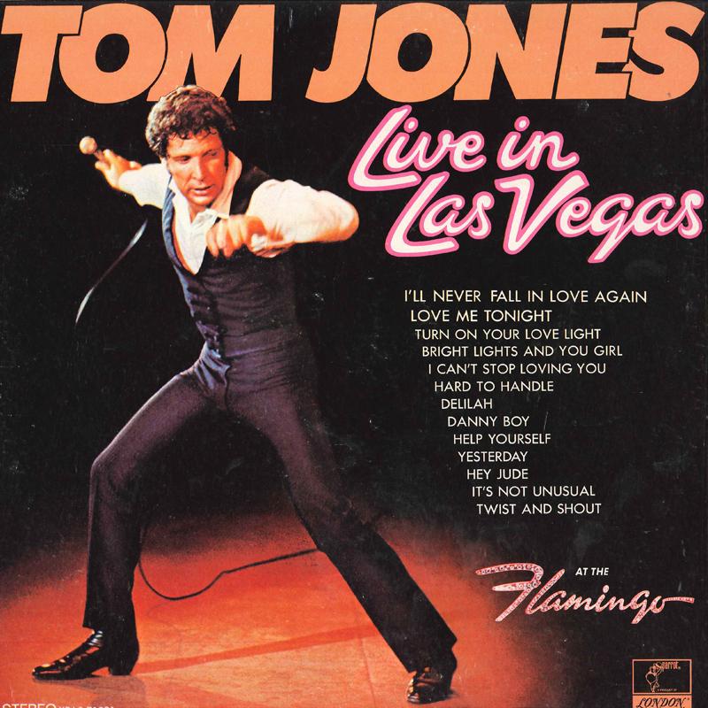 LP Record TOM JONES - Live In Las Vegas XPAS71031 PARROT 1969 US Pop Used