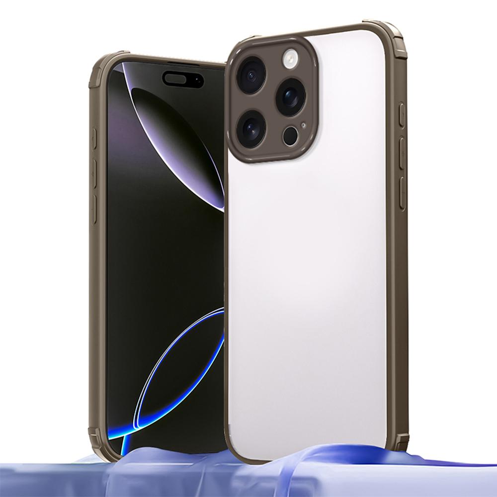 For iPhone 16 Pro Case Reinforced Corner Shockproof TPU + Acrylic Phone Cover