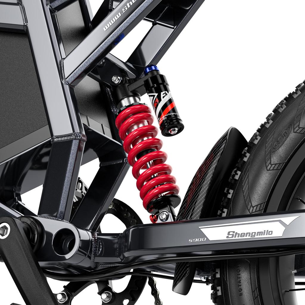 Shengmilo S900 Electic Bike 65km/h 60V30AH Large Capacity Lithium Battery 1500W Engine Hydraulic Brake Electric Off-Road Bicycle