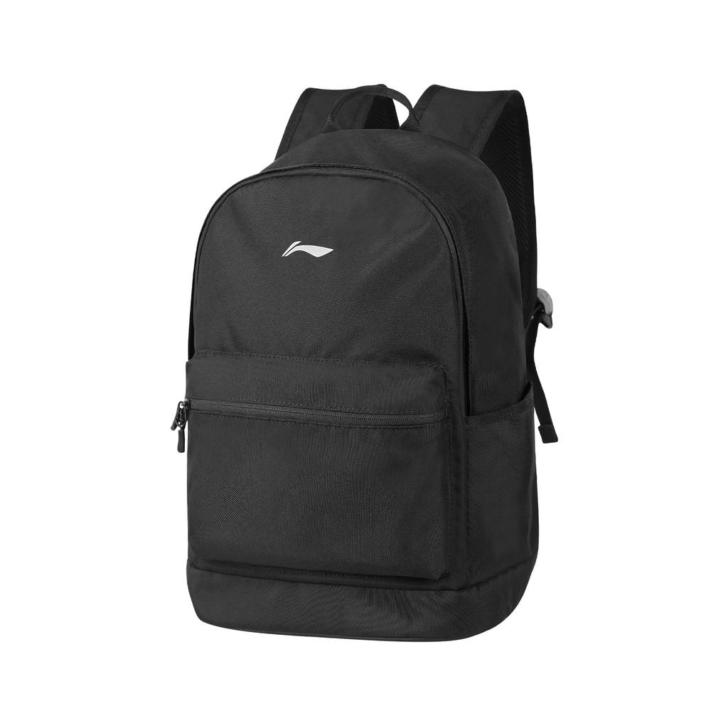 Li Ning Polyester Backpack Regular Unisex Black ABSW511-1