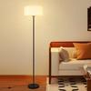 Floor Lamp - NETTLIFE - 152 Cm - White Paper Lampshade - G9 Socket - Metal and Acrylic