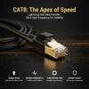 Cat6 40Gbps Ethernet Cable 2000Mhz RJ45 Ultra Thin Network Cord for Laptop Desktop TVGood Quality