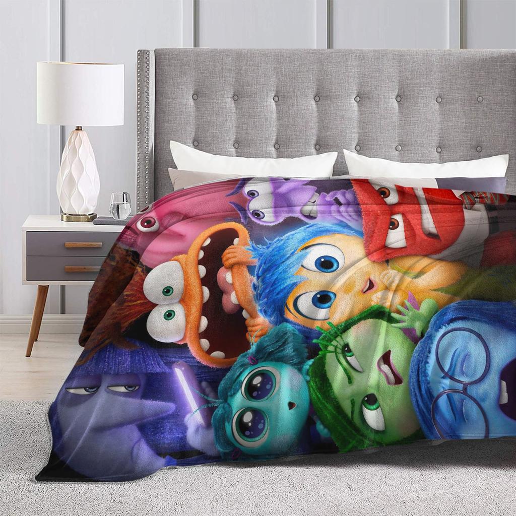 I-InsideS O-Out Blanket Quality Super Warm Throw Blanket Winter Children Couch Chair Sofa Bed Print Bedspread