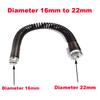 1PCS Electric Dredging Device Pipe Dredge Spring Transfer Adapter 16mm To 22mm Spring Join Connector for Pipe Cleaning