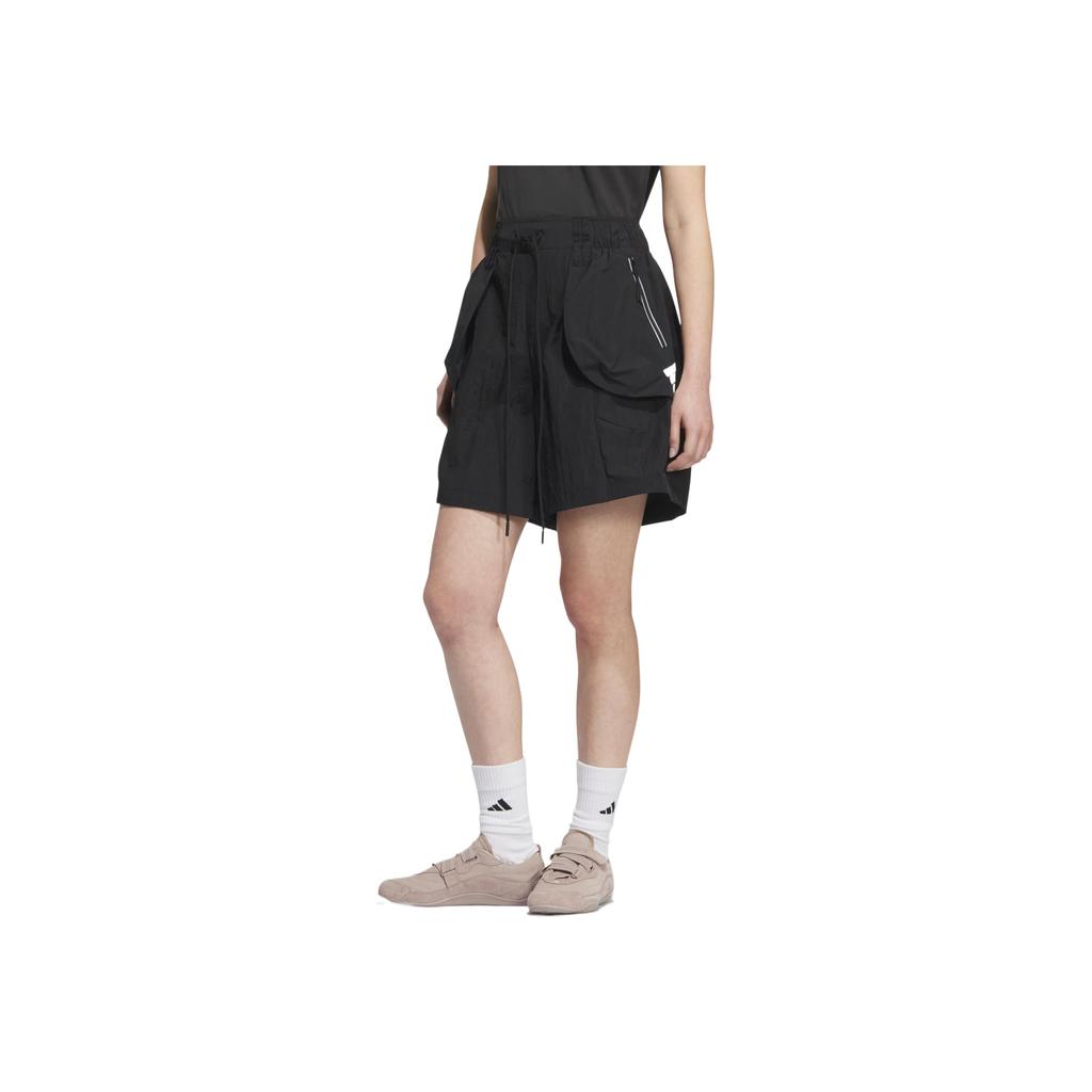 Adidas FOSWOVEN Fashion Comfortable Trendy Versatile Casual Shorts Women Shorts Black KE9576