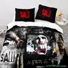 Chainsaw Fright Bedding Set Single Twin Full Queen King Size Halloween Bed Set Aldult Kid Bedroom Duvetcover Sets 3D Print 011