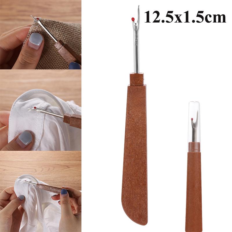 

1 Steel Stitcher Sewing Awl Bags Hole Hook DIY Handmade Leather Craft Tool Plastic Handle Cone Needle Shoe Repair Needle