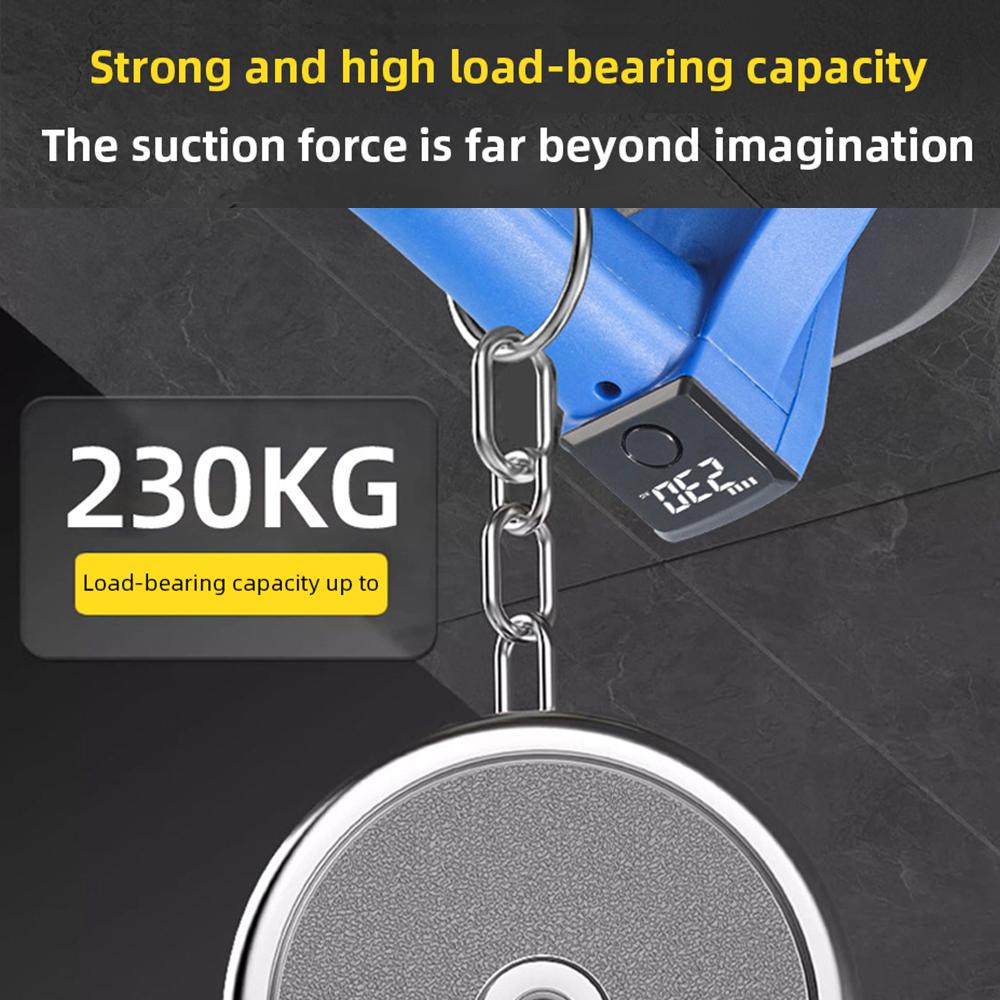 Powerful Suction Cup Electric Cordless Vacuum Pump 230KG Heavy Duty Durable Suction Cups for Smooth & Lightly Textured Surfaces